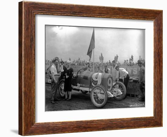 No.9 Racecar, Tacoma Speedway, Circa 1919-Marvin Boland-Framed Giclee Print