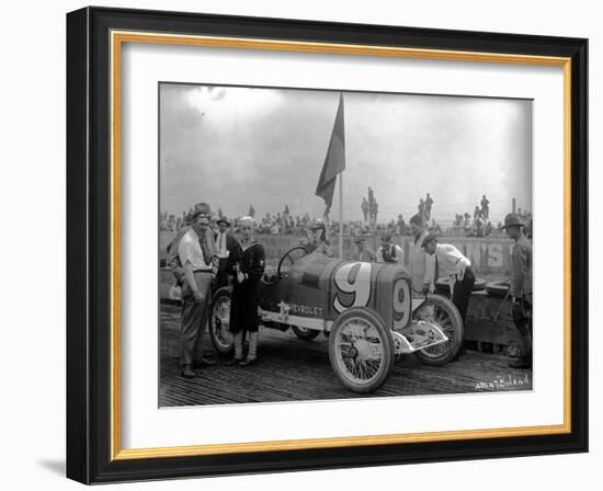 No.9 Racecar, Tacoma Speedway, Circa 1919-Marvin Boland-Framed Giclee Print