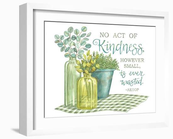 No Act of Kindness-Deb Strain-Framed Art Print