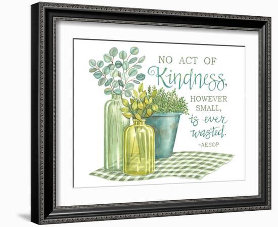 No Act of Kindness-Deb Strain-Framed Art Print