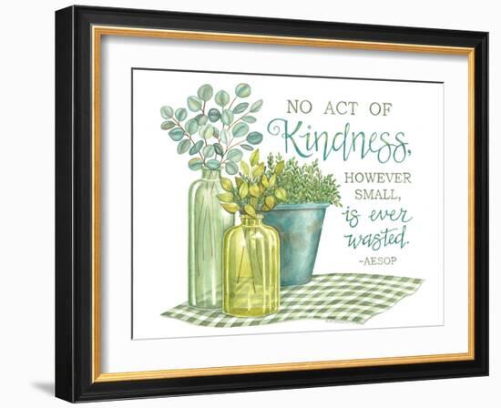 No Act of Kindness-Deb Strain-Framed Art Print