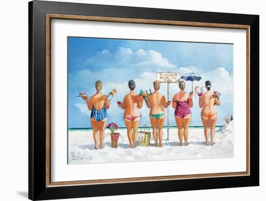 No Alcohol Beyond This Point II-Roland West-Framed Premium Giclee Print