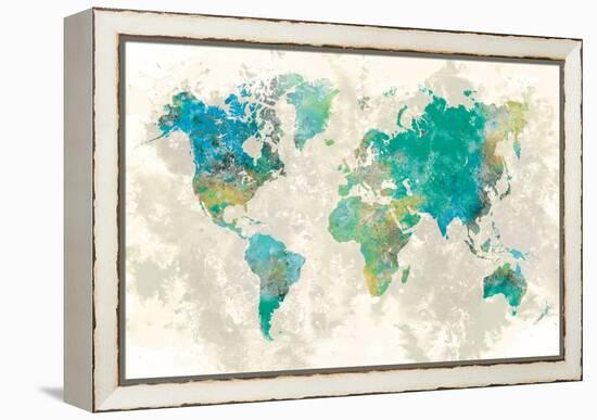 No Borders-Fontaine Stephane-Framed Stretched Canvas