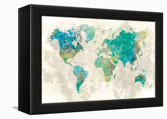 No Borders-Fontaine Stephane-Framed Stretched Canvas