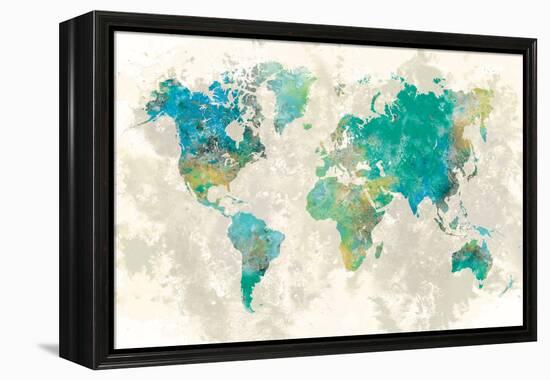 No Borders-Fontaine Stephane-Framed Stretched Canvas