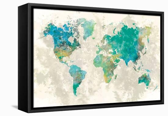 No Borders-Fontaine Stephane-Framed Stretched Canvas