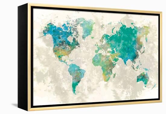 No Borders-Fontaine Stephane-Framed Stretched Canvas