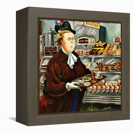 "NO Desserts," March 12, 1949-Constantin Alajalov-Framed Premier Image Canvas