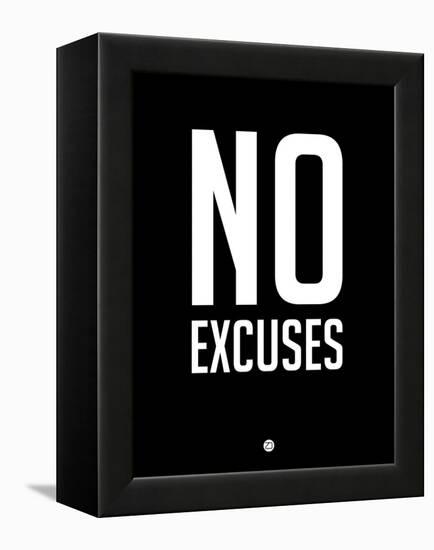 No Excuses 1-NaxArt-Framed Stretched Canvas