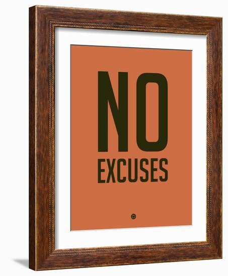 No Excuses 3-NaxArt-Framed Art Print