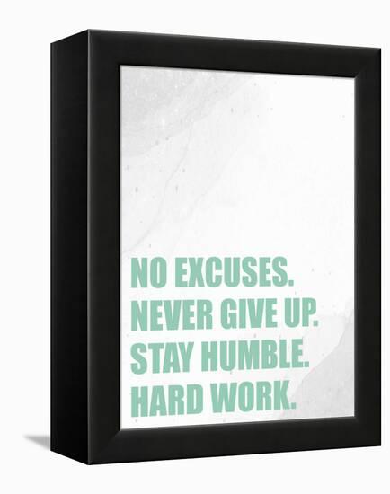 No Excuses-Kimberly Allen-Framed Stretched Canvas