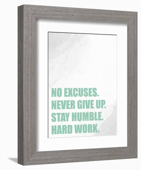 No Excuses-Kimberly Allen-Framed Premium Giclee Print