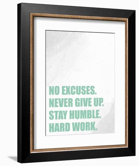 No Excuses-Kimberly Allen-Framed Premium Giclee Print