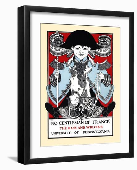 No Gentleman of France-Maxfield Parrish-Framed Art Print