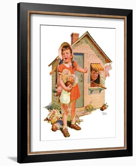 "No Girls Allowed,"October 9, 1937-Frances Tipton Hunter-Framed Giclee Print