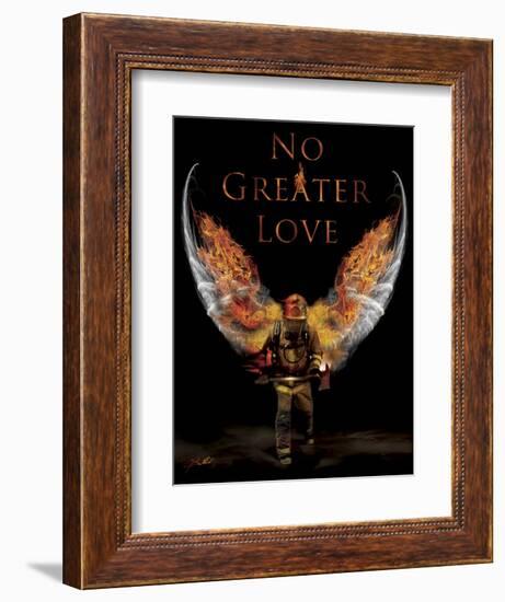 No Greater Love Fireman-Jason Bullard-Framed Giclee Print