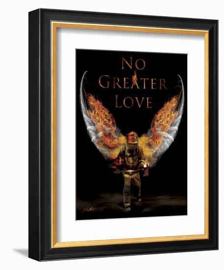 No Greater Love Fireman-Jason Bullard-Framed Giclee Print