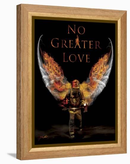 No Greater Love Fireman-Jason Bullard-Framed Premier Image Canvas