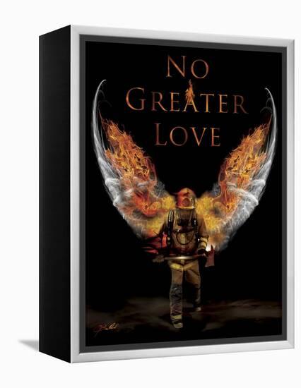 No Greater Love Fireman-Jason Bullard-Framed Premier Image Canvas