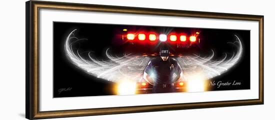 No Greater Love - Male EMT-Jason Bullard-Framed Art Print