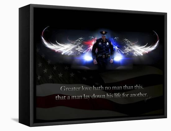 No Greater Love Police-Jason Bullard-Framed Premier Image Canvas