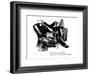 "No, I have to stay here and work.  I'm unloading copper." - New Yorker Cartoon-Mary Petty-Framed Premium Giclee Print