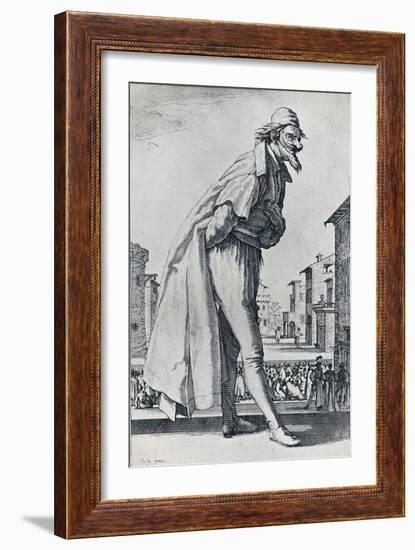 No. IV.- The Great Pantalon, c1620-1635, (1924)-Jacques Callot-Framed Giclee Print