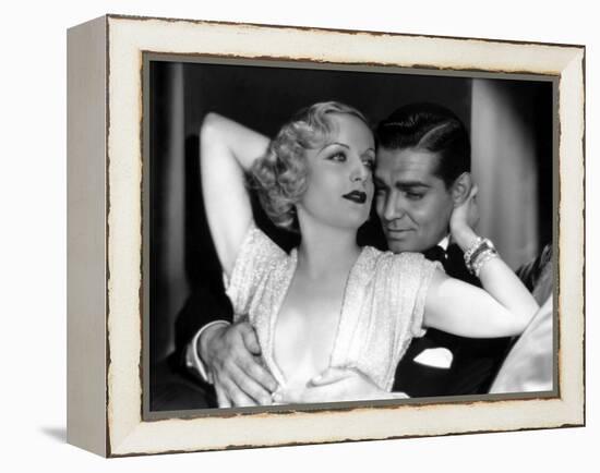 No Man of Her Own, Carole Lombard, Clark Gable, 1932-null-Framed Stretched Canvas