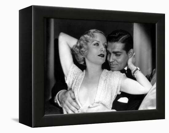 No Man of Her Own, Carole Lombard, Clark Gable, 1932-null-Framed Stretched Canvas