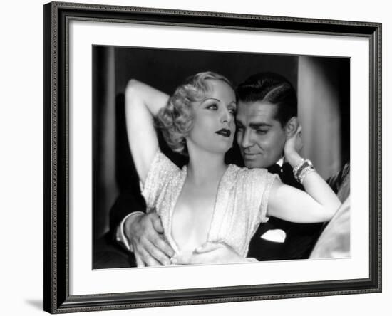 No Man of Her Own, Carole Lombard, Clark Gable, 1932-null-Framed Photo