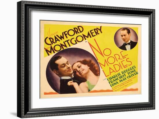 No More Ladies, 1935-null-Framed Premium Giclee Print