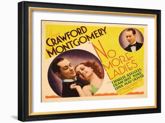 No More Ladies, 1935-null-Framed Premium Giclee Print