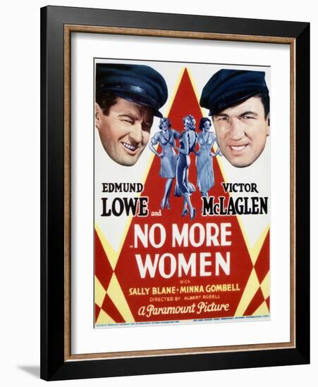 No More Women - Movie Poster Reproduction-null-Framed Photo