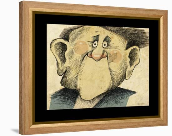 No Mouth Guy-Tim Nyberg-Framed Premier Image Canvas