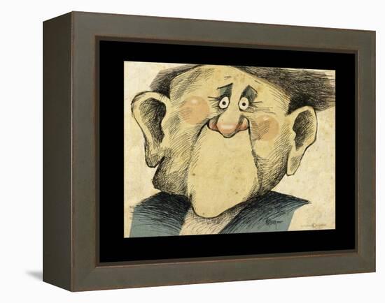 No Mouth Guy-Tim Nyberg-Framed Premier Image Canvas
