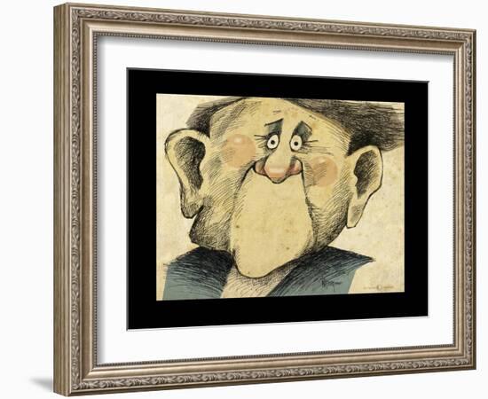 No Mouth Guy-Tim Nyberg-Framed Giclee Print