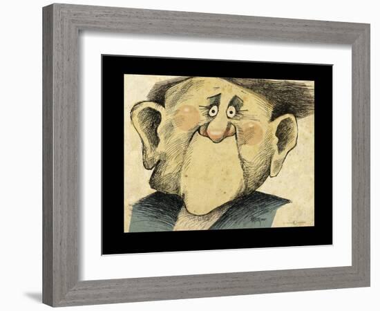 No Mouth Guy-Tim Nyberg-Framed Giclee Print