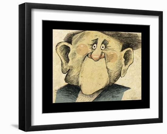 No Mouth Guy-Tim Nyberg-Framed Giclee Print