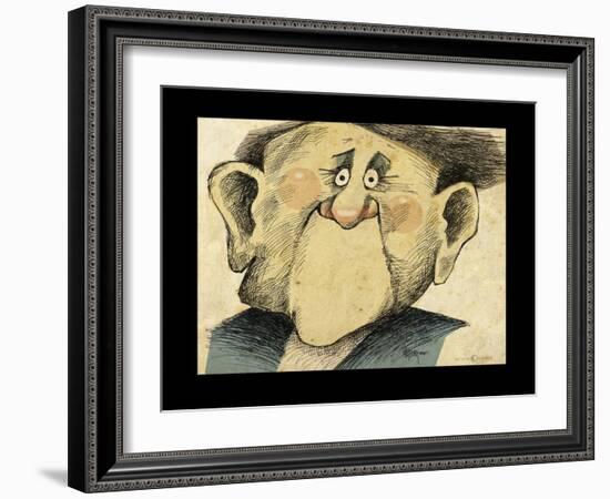 No Mouth Guy-Tim Nyberg-Framed Giclee Print