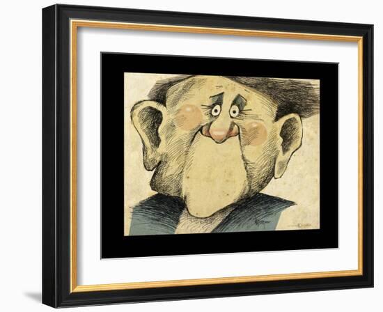 No Mouth Guy-Tim Nyberg-Framed Giclee Print