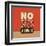 No Negative Thoughts Allowed-Lorand Okos-Framed Art Print