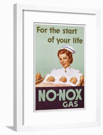 No-Nox Gas Poster-null-Framed Giclee Print