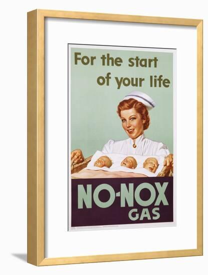 No-Nox Gas Poster-null-Framed Giclee Print