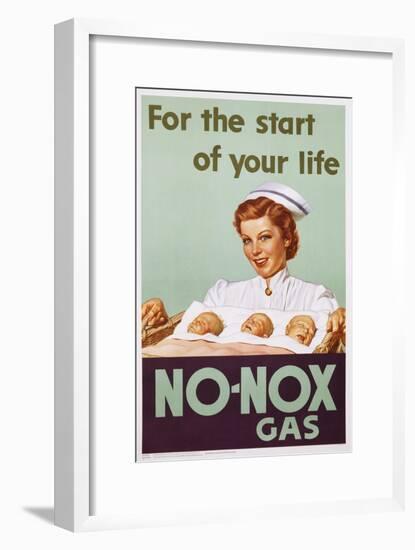 No-Nox Gas Poster-null-Framed Giclee Print