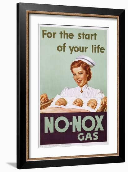 No-Nox Gas Poster-null-Framed Giclee Print