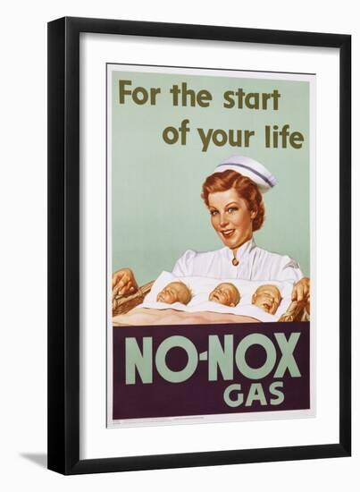 No-Nox Gas Poster-null-Framed Giclee Print