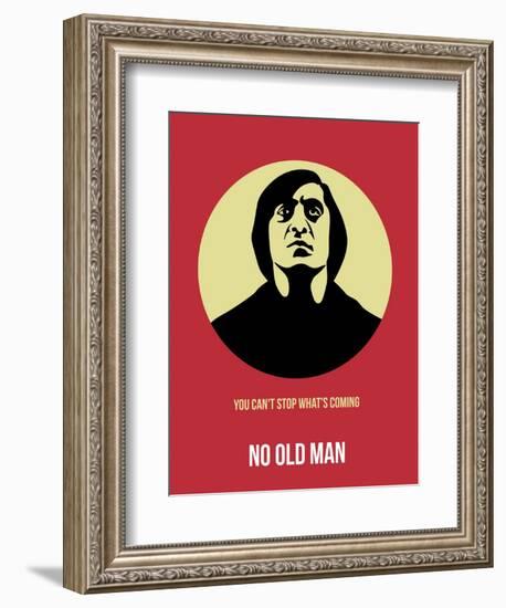 No Old Man Poster 1-Anna Malkin-Framed Premium Giclee Print