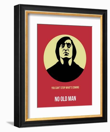 No Old Man Poster 1-Anna Malkin-Framed Premium Giclee Print