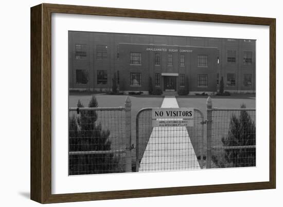 No Openings-Dorothea Lange-Framed Art Print