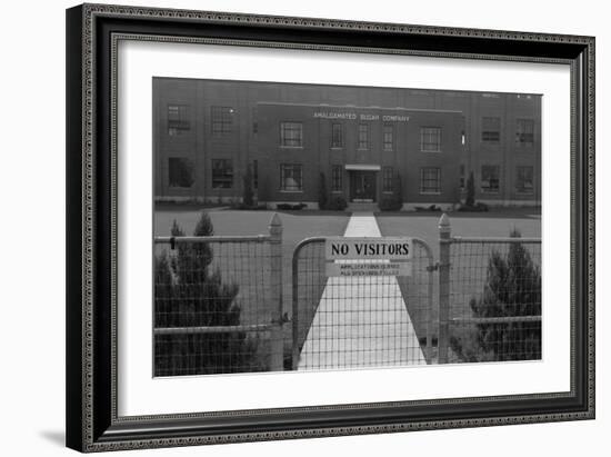 No Openings-Dorothea Lange-Framed Art Print